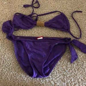 Purple bikini